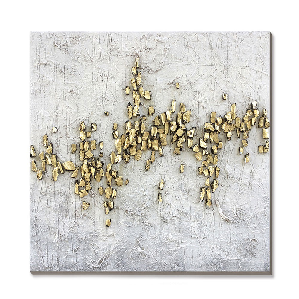 GOLD TRAIL ΠΙΝΑΚΑΣ ΔΙΑΚΟΣΜΗΣΗΣ 100x100x4 OIL ACRYLIC ΛΕΥΚΟ ΓΚΡΙ ΧΡΥΣΟ ΚΑΜΒΑΣINTHEBOX GOLD TRAIL ΠΙΝΑΚΑΣ ΔΙΑΚΟΣΜΗΣΗΣ 100x100x4 OIL ACRYLIC ΛΕΥΚΟ ΓΚΡΙ ΧΡΥΣΟ ΚΑΜΒΑΣINTHEBOX