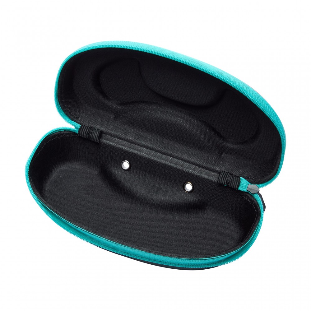 ELITE GOOGLES CASE BLACK/ TURQUOISE ZOGGS