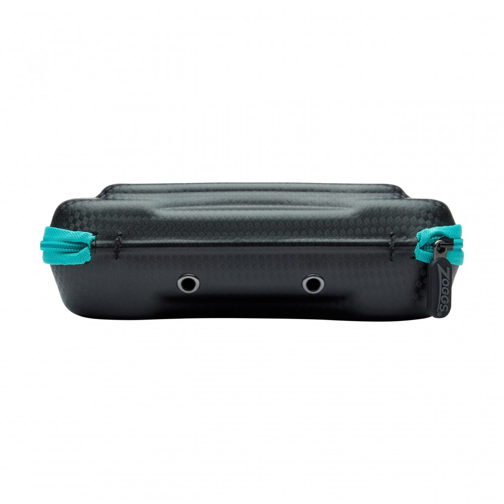 ELITE GOOGLES CASE BLACK/ TURQUOISE ZOGGS