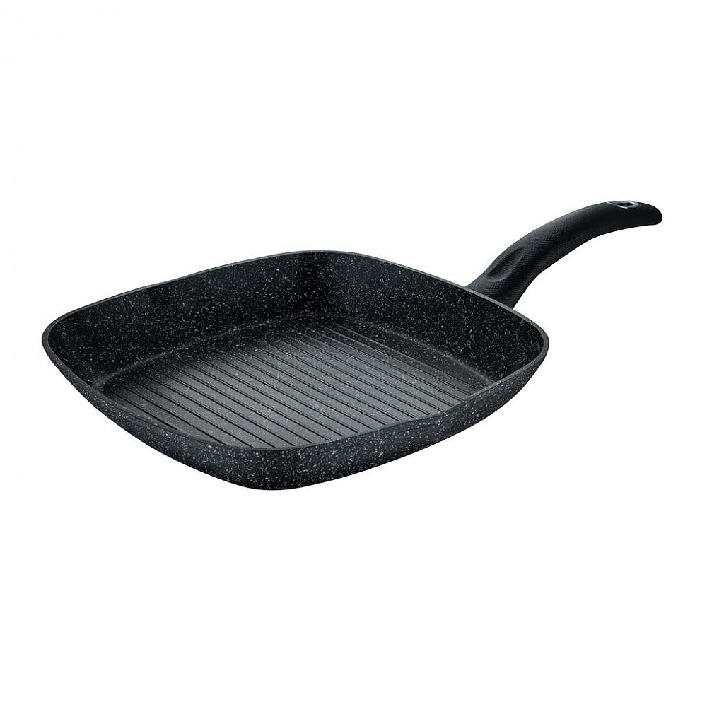 ΓΚΡΙΛΙΕΡΑ ΑΝΤΙΚΟΛΛΗΤΙΚΗ 28x28x4,5cm BLACK ORION BG-34773 - BERGNER ΓΚΡΙΛΙΕΡΑ ΑΝΤΙΚΟΛΛΗΤΙΚΗ 28x28x4,5cm BLACK ORION BG-34773 - BERGNER