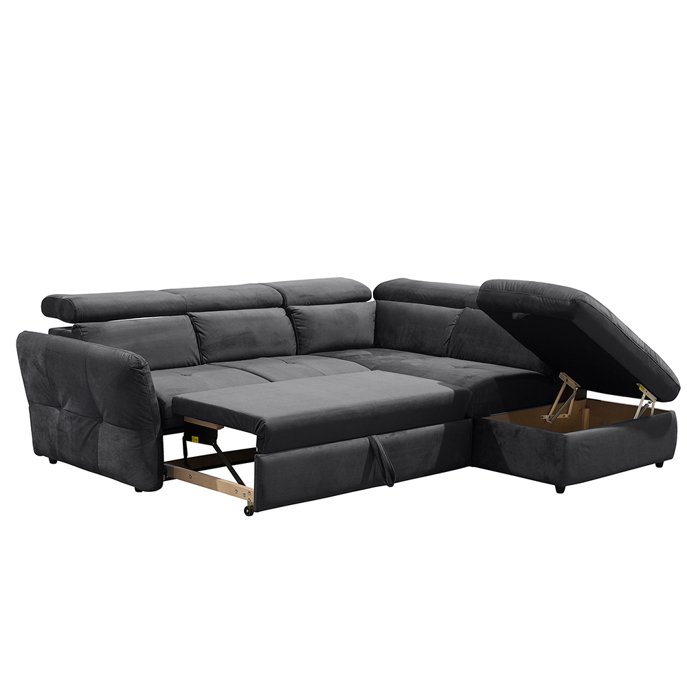 LIBERTA MONSERAT ΚΑΝΑΠΕΣ ΚΡΕΒΑΤΙ ΓΩΝΙΑ ΔΕΞΙΑ ΑΝΘΡΑΚΙ 254x224x90 LIBERTA MONSERAT ΚΑΝΑΠΕΣ ΚΡΕΒΑΤΙ ΓΩΝΙΑ ΔΕΞΙΑ ΑΝΘΡΑΚΙ 254x224x90