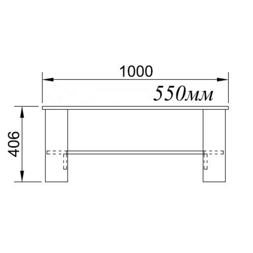 LIBERTA ALPINO COFFEE TABLE SONOMA 100x55x41