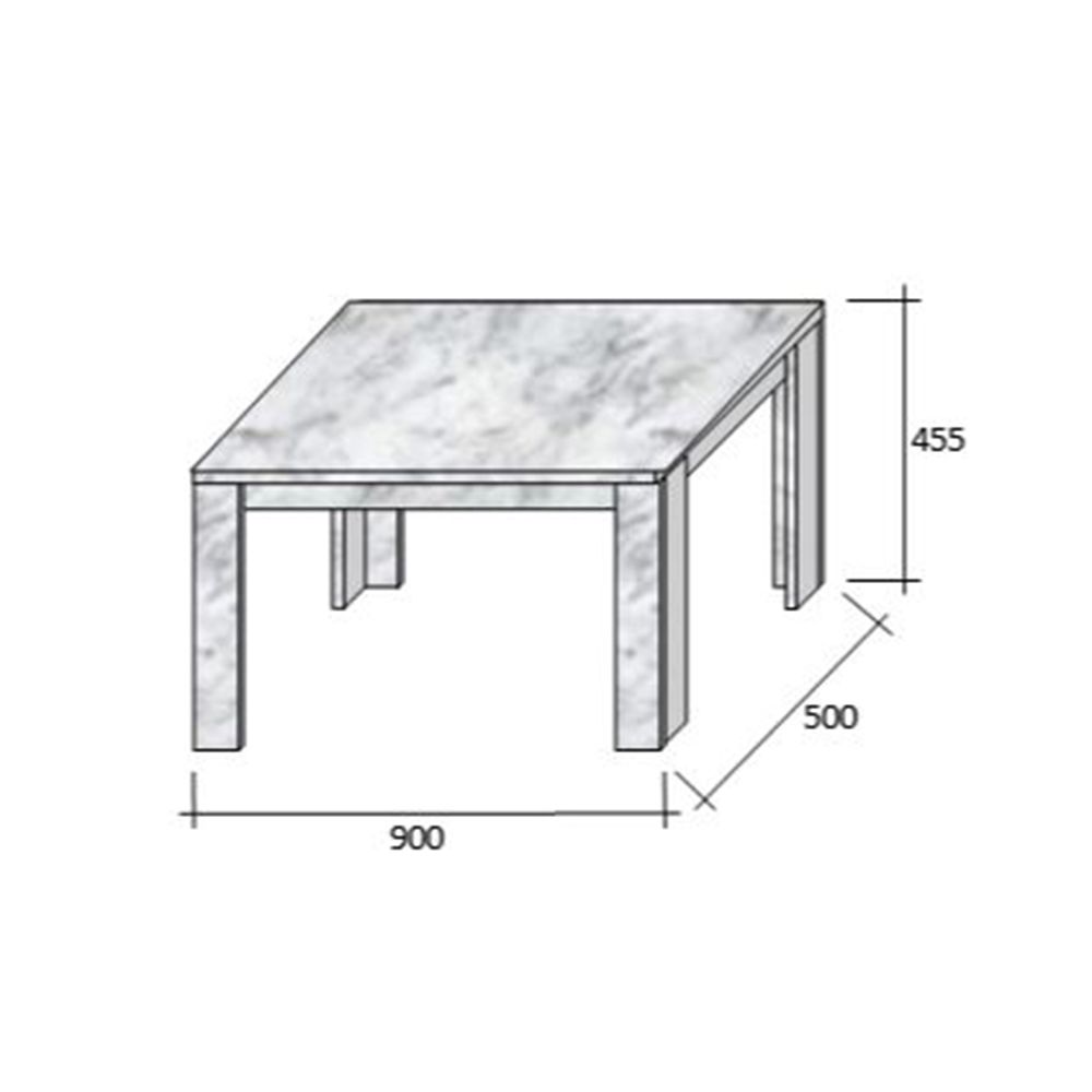 LIBERTA MAGNUM 90 COFFEE TABLE SONOMA 90x50x45.5