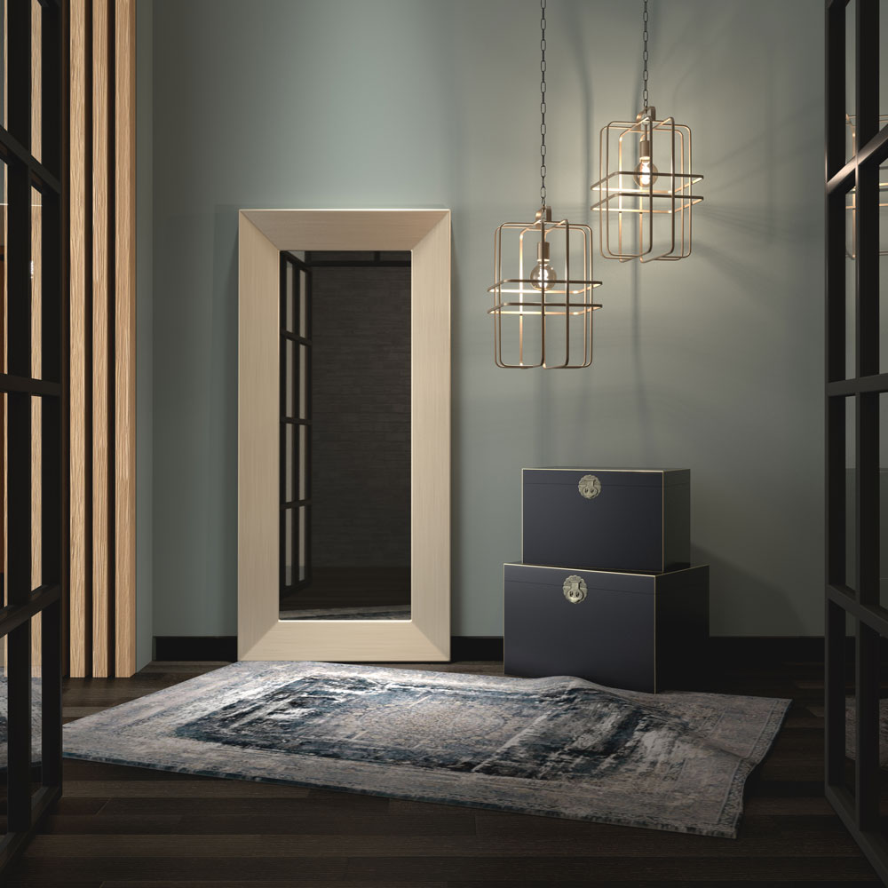 LIBERTA JAPANESE ΜΠΑΟΥΛΑ SET 2ΤΕΜ ΜΑΥΡΟ ΧΡΥΣΟ 60x40x42