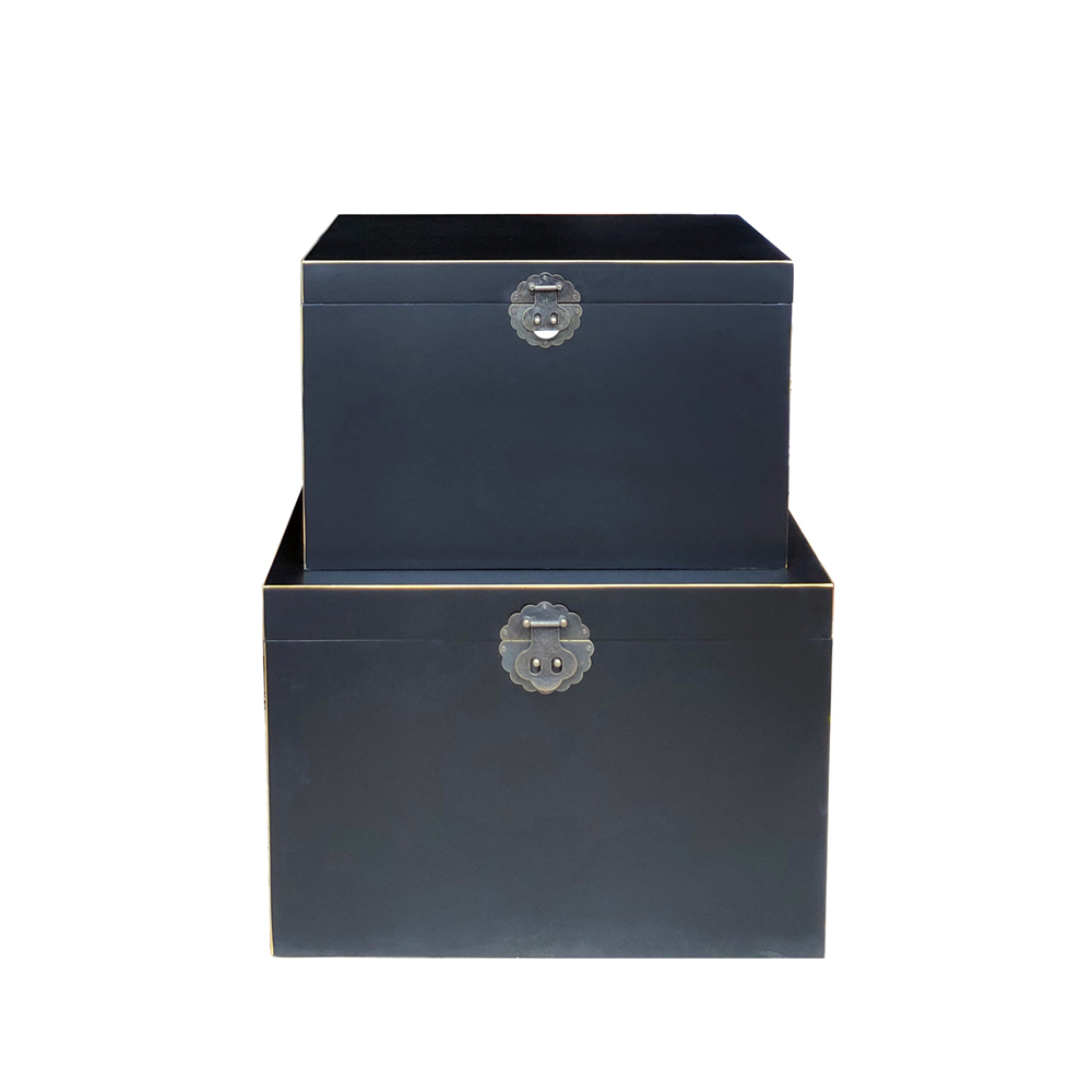 LIBERTA JAPANESE ΜΠΑΟΥΛΑ SET 2ΤΕΜ ΜΑΥΡΟ ΧΡΥΣΟ 60x40x42