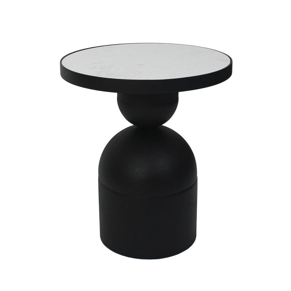 LIBERTA BOMB SIDE TABLE ΜΑΥΡΟ 41x41x48