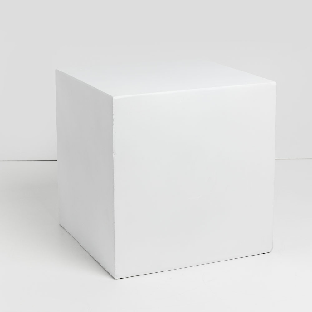 LIBERTA LITHOS SQUARE SIDE TABLE ΛΕΥΚΟ 55.5x55.5x57