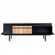 LIBERTA ORIGAMI TV STAND 1ΣΥΡΤΑΡΙ ΜΑΥΡΟ SONOMA 160x39,5xH50cm