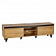 LIBERTA ARABICA TV STAND SONOMA ΜΑΥΡΟ 170x38xH49cm