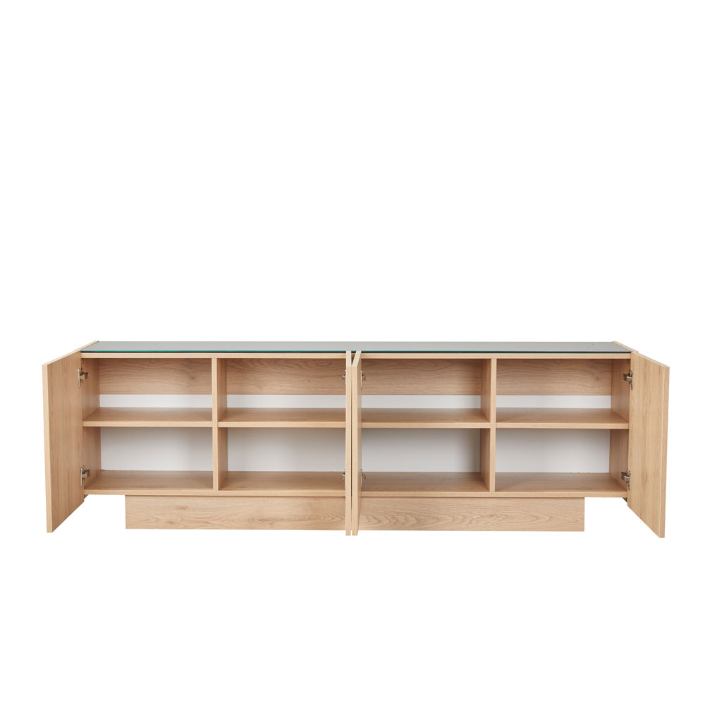 LIBERTA CUBIUS TV STAND 4ΠΟΡΤΕΣ ΦΥΣΙΚΟ 182x39x59