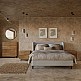LIBERTA TEDDY ΚΡΕΒΑΤΙ (ΓΙΑ ΣΤΡΩΜΑ 160x200cm) ΓΚΡΙ ΑΝΟΙΧΤΟ 221x171.5x111