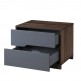 LIBERTA GROOVES ΚΟΜΟΔΙΝΟ 2ΣΥΡΤΑΡΙΑ ΚΑΡΥΔΙ ΓΚΡΙ 60x45x47 LIBERTA GROOVES ΚΟΜΟΔΙΝΟ 2ΣΥΡΤΑΡΙΑ ΚΑΡΥΔΙ ΓΚΡΙ 60x45x47