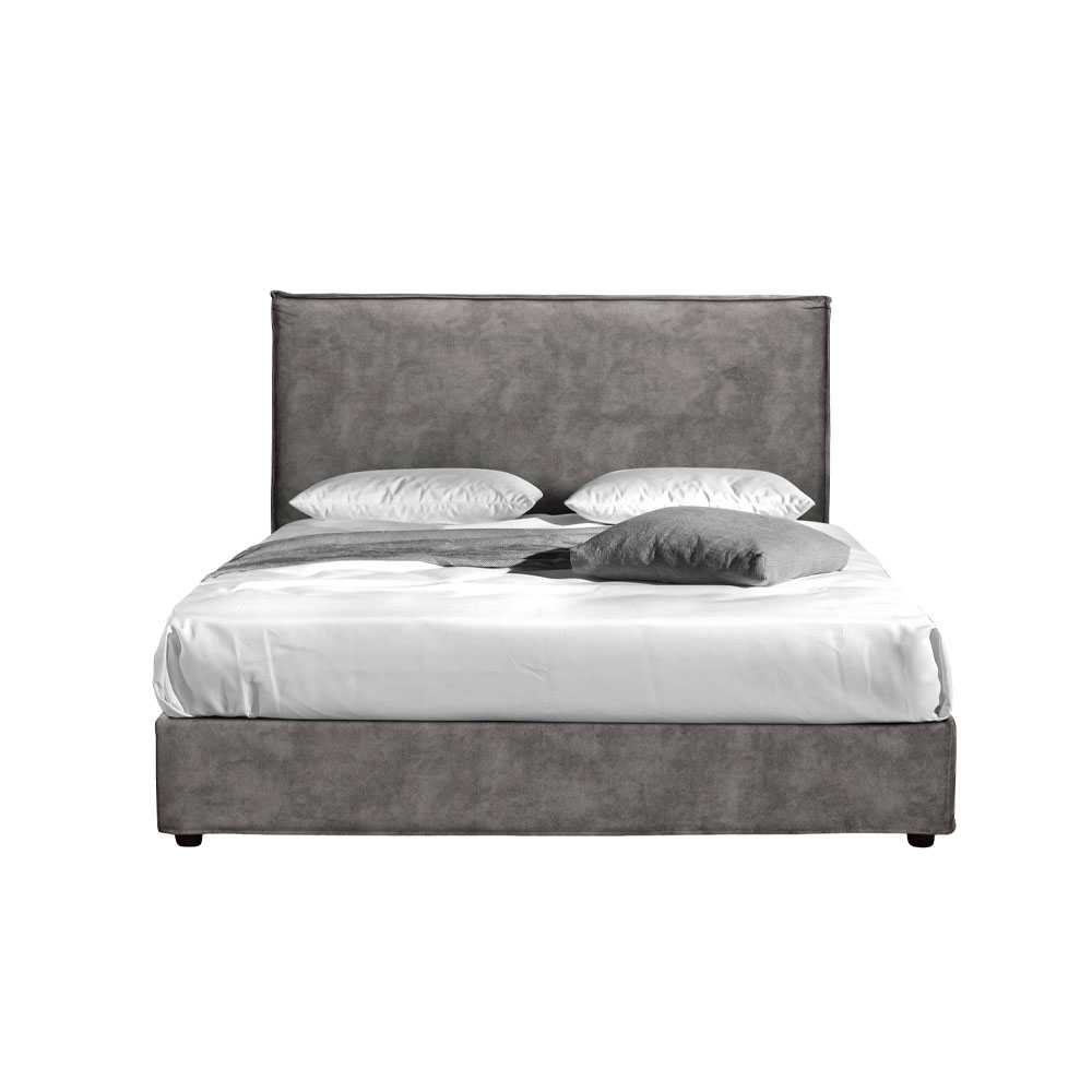 LIBERTA DOMUS ΚΡΕΒΑΤΙ (ΓΙΑ ΣΤΡΩΜΑ 160x200cm) SILVER ΓΚΡΙ 210x160x115 LIBERTA DOMUS ΚΡΕΒΑΤΙ (ΓΙΑ ΣΤΡΩΜΑ 160x200cm) SILVER ΓΚΡΙ 210x160x115
