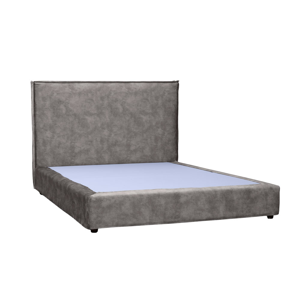 LIBERTA DOMUS ΚΡΕΒΑΤΙ (ΓΙΑ ΣΤΡΩΜΑ 160x200cm) SILVER ΓΚΡΙ 210x160x115 LIBERTA DOMUS ΚΡΕΒΑΤΙ (ΓΙΑ ΣΤΡΩΜΑ 160x200cm) SILVER ΓΚΡΙ 210x160x115