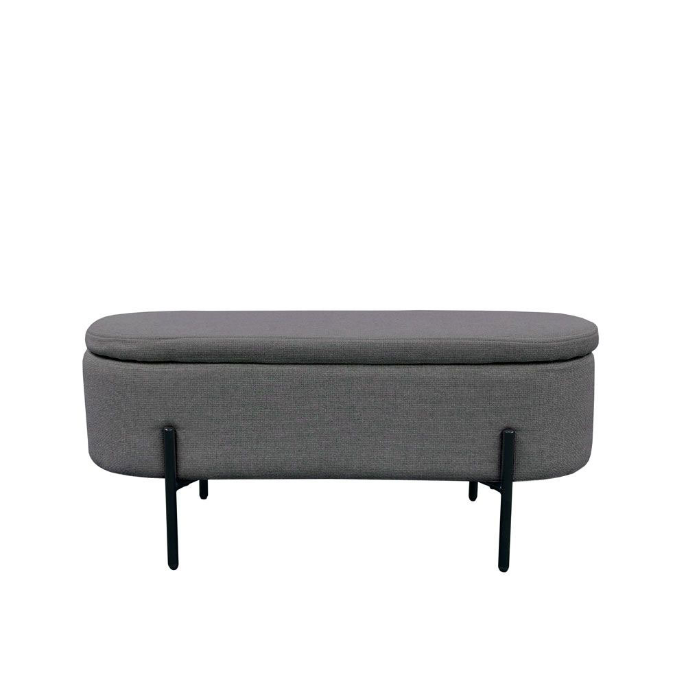 LIBERTA OVAL ΣΚΑΜΠΟ ΜΕ ΑΠΟΘ/ΚΟ ΧΩΡΟ ΓΚΡΙ 95x36x43