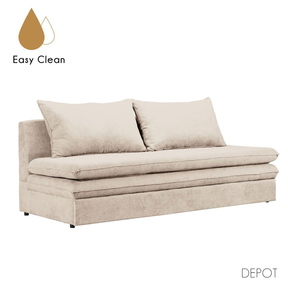 LIBERTA GIRASOLE ΚΑΝΑΠΕΣ ΚΡΕΒΑΤΙ 3ΘΕΣΙΟΣ BEIGE 200x87x90