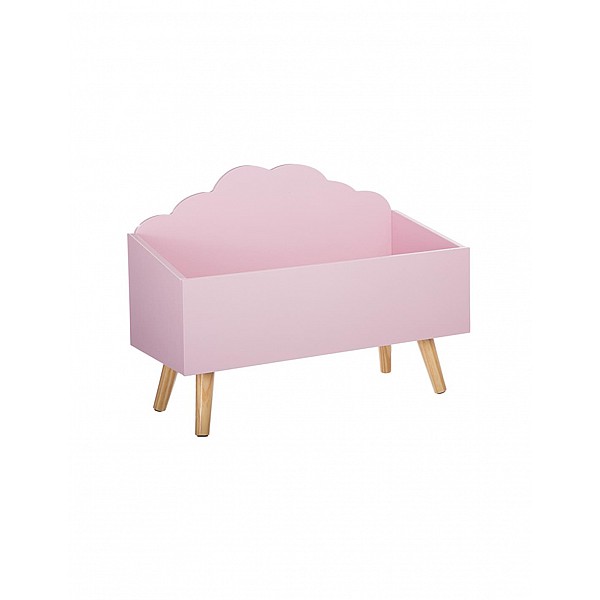 Κουτί αποθ. με βάση ροζ  σύννεφο 58x28x45