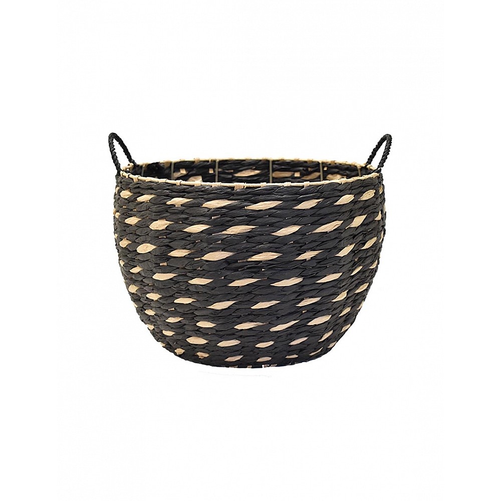 Καλάθι rush μαύρο χρ. 23x24 Καλάθι rush μαύρο χρ. 23x24