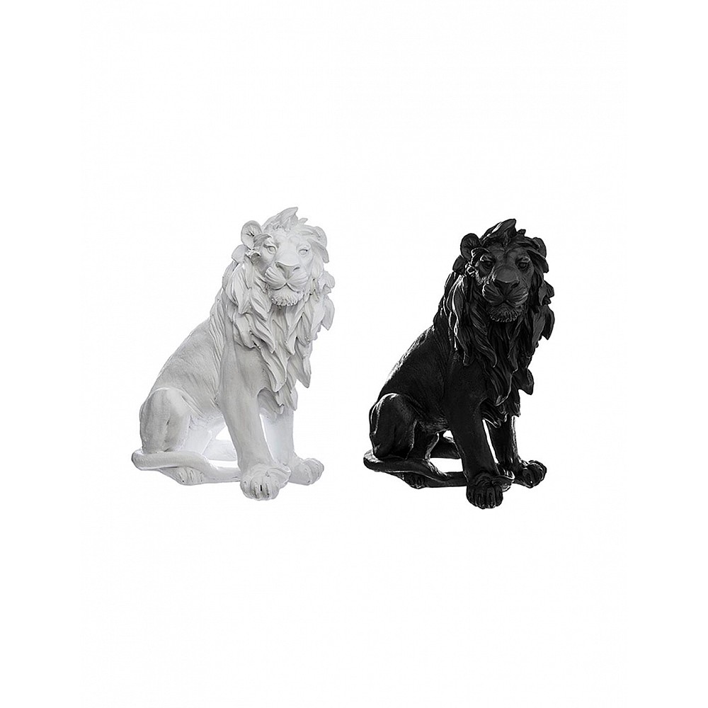 Λιοντάρι διακοσμητικό μαύρο ή λευκό χρ. 31εκ.