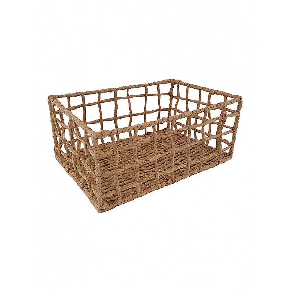 Καλάθι φυσικό raffia rope 28. 5x18. 5x11. 5 Καλάθι φυσικό raffia rope 28. 5x18. 5x11. 5