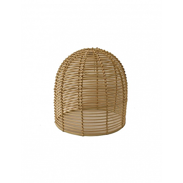 Φωτιστικό καπέλο οροφής rattan εκρού 34x34,5