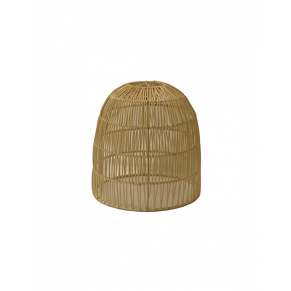 Φωτιστικό καπέλο οροφής rattan εκρού 25,5x25,,5