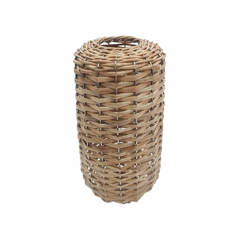 Βαζο rattan φυσικό 15x29,5