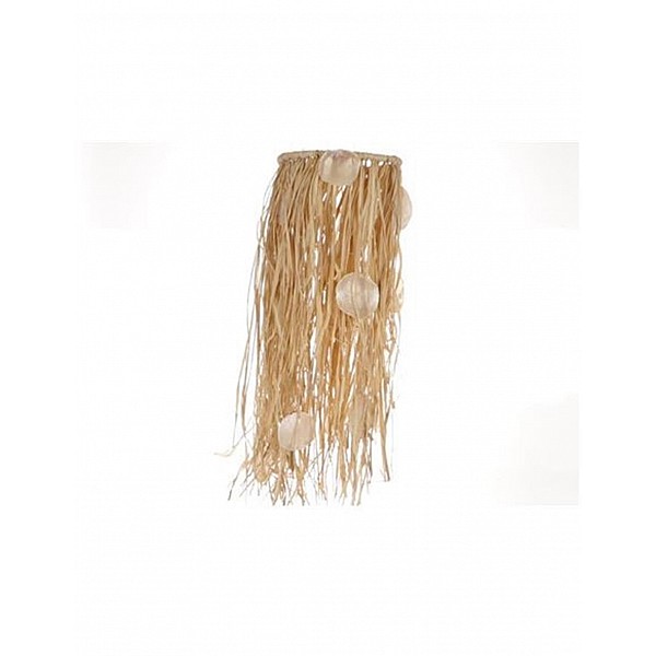 Διακοσμητικό κρεμαστό raffia με capiz 28X90εκ.