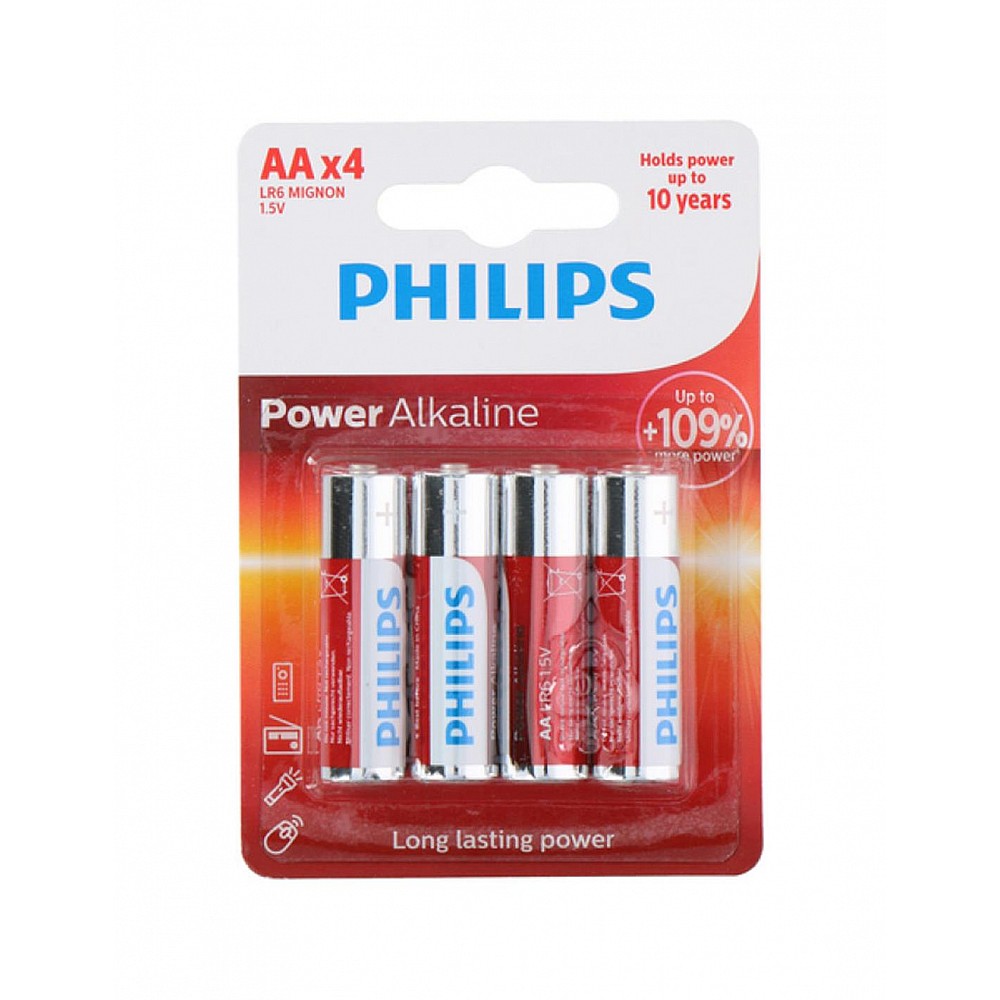 Μπαταρίες ΑΑ Philips σ/4