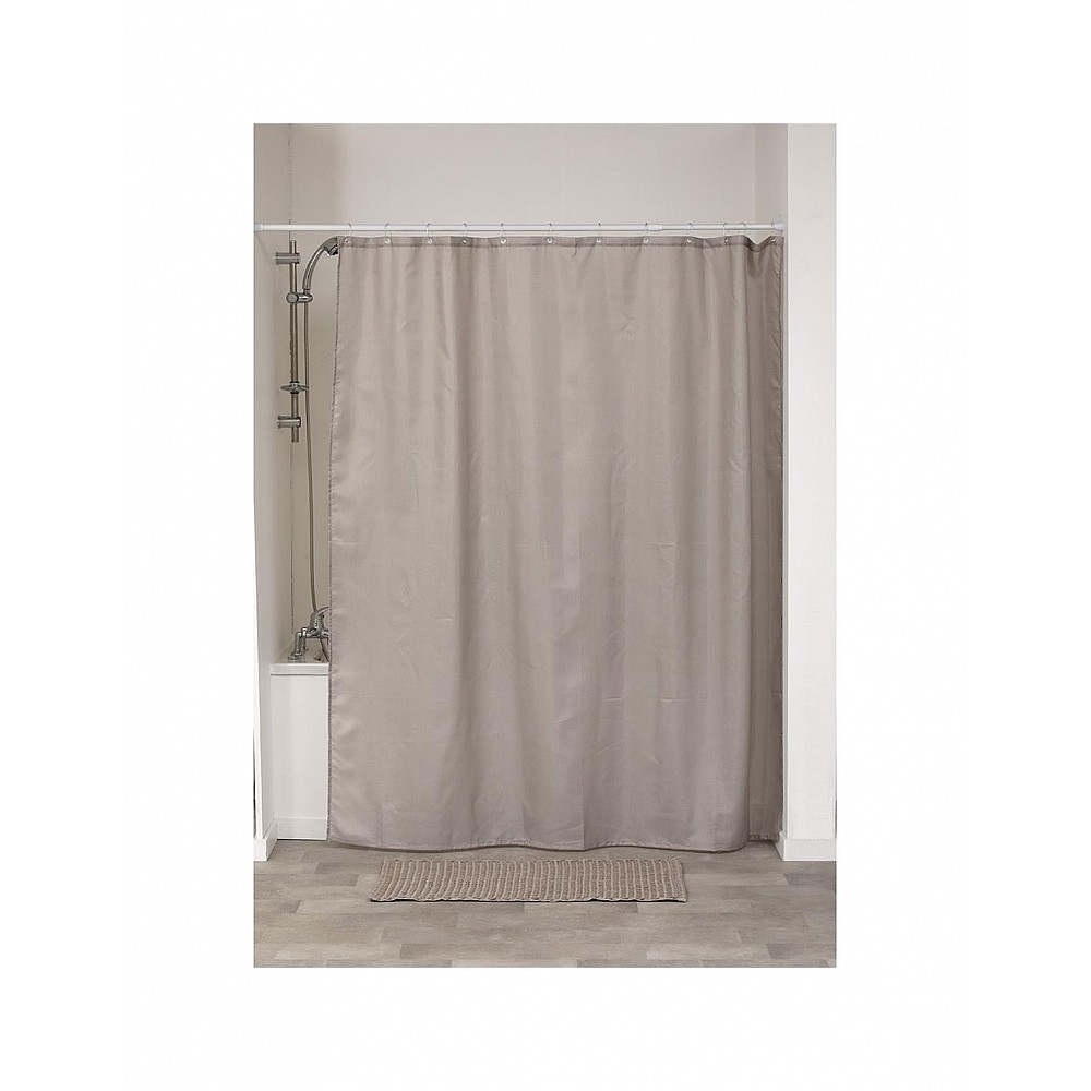 Κουρτίνα μπάνιου Polyester 180x200 mimetisme εκρου