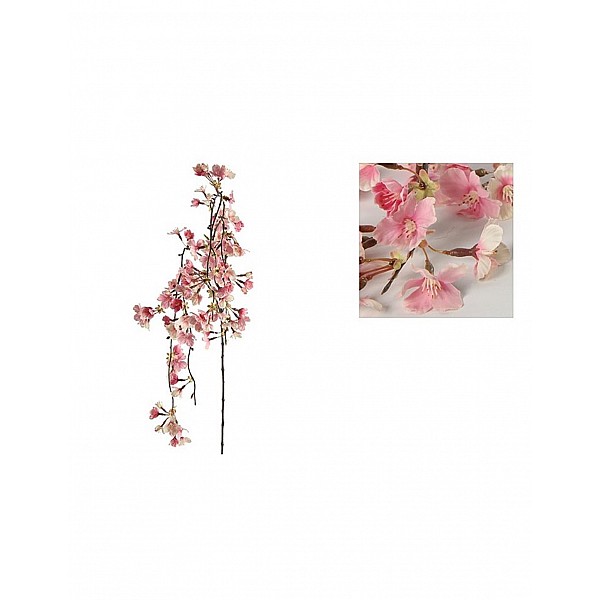 Κλαδί Κερασιά ροζ Η125 cm