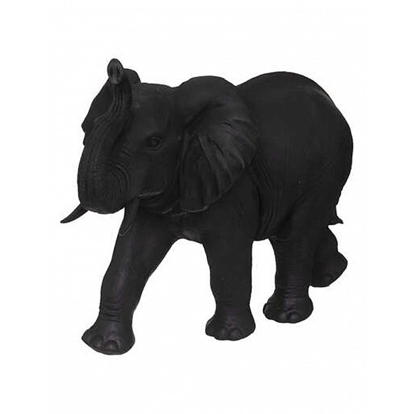 ελέφαντας διακοσμητικό εξωτ. polyresin μαύρος 67,5x30,5x50