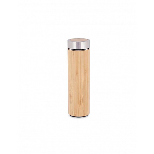 Μπουκάλι θερμός bamboo effect 500ml 15x21,6cm