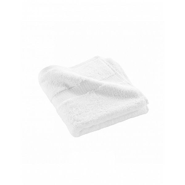Πετσέτα μπάνιου  elegance  λευκή 50x90cm