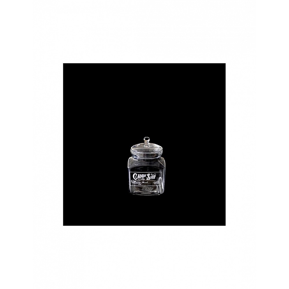 Γυάλα τετράγωνο με καπάκι 9x9x18. 5