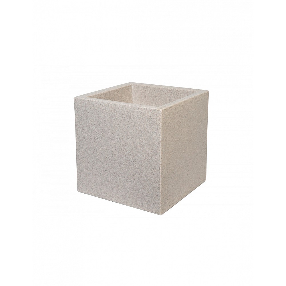 Γλάστρα CUBE stone 60X60X60