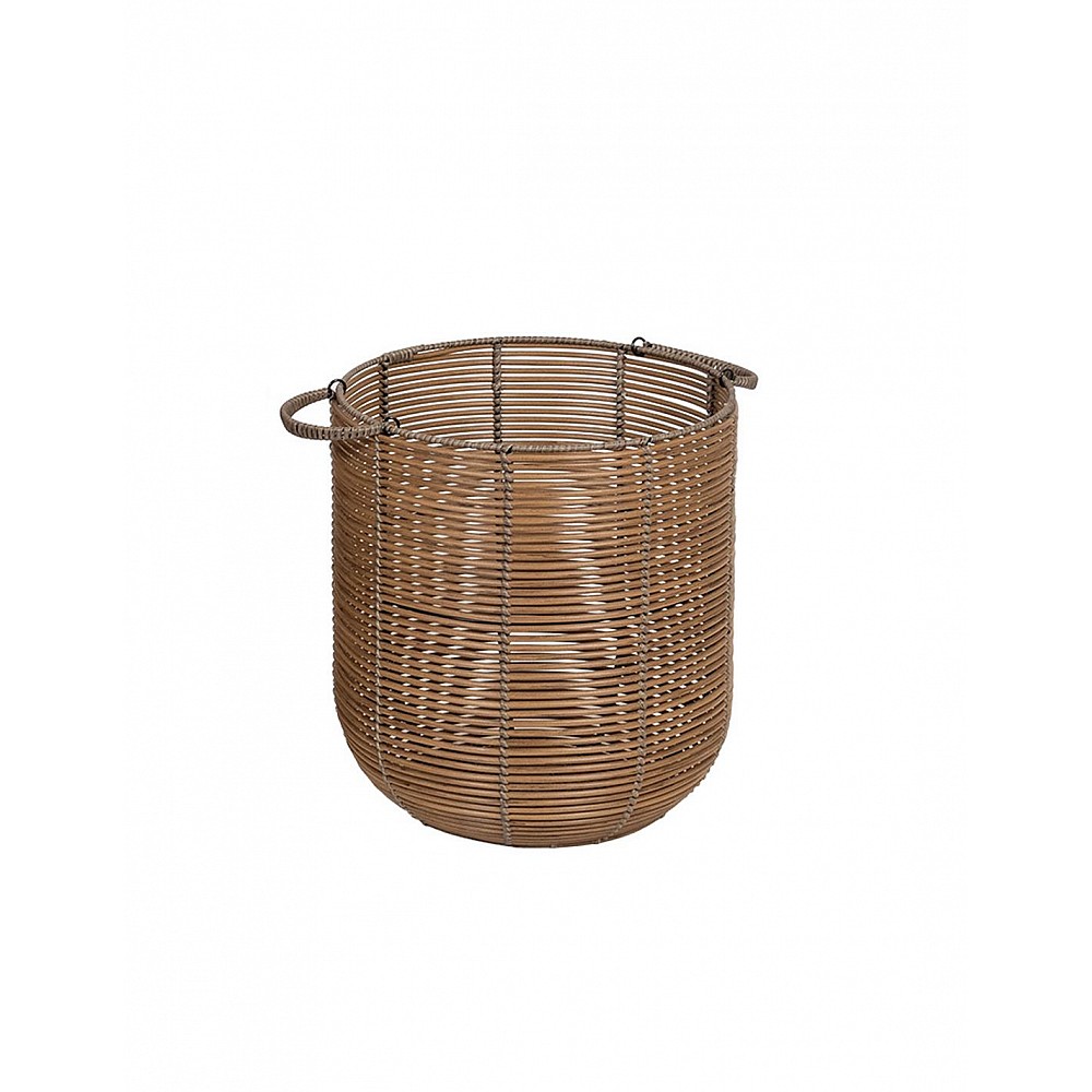 Καλάθι  εξ. χώρου ανακ. rattan φυσικό 35x38