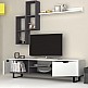 Σύνθεση τηλεόρασης Lonsa Megapap χρώμα λευκό 160x35x40εκ. Σύνθεση τηλεόρασης Lonsa Megapap χρώμα λευκό 160x35x40εκ.