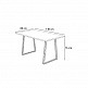 Τραπέζι Gable Megapap χρώμα γκρι σκυροδέματος 140x80x76εκ. Τραπέζι Gable Megapap χρώμα γκρι σκυροδέματος 140x80x76εκ.