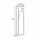 Στήλη μπάνιου Murray Megapap χρώμα φυσικό οξιάς 16x14x70εκ. Στήλη μπάνιου Murray Megapap χρώμα φυσικό οξιάς 16x14x70εκ.