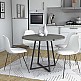 Τραπέζι Rubes Megapap χρώμα γκρι σκυροδέματος 120x120x78εκ. Τραπέζι Rubes Megapap χρώμα γκρι σκυροδέματος 120x120x78εκ.
