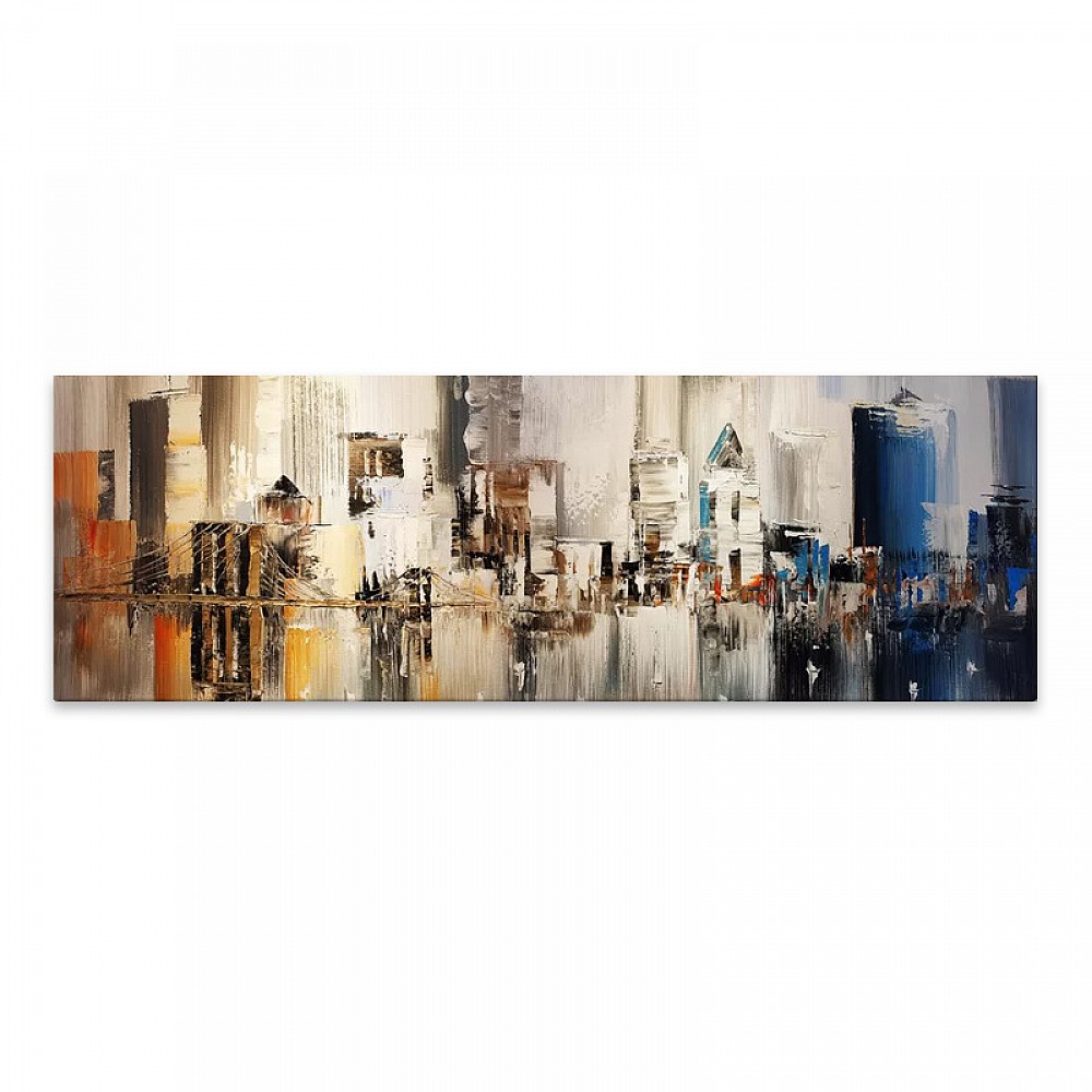 Πίνακας σε καμβά "City" Megapap ψηφιακής εκτύπωσης 140x70x3εκ. Πίνακας σε καμβά "City" Megapap ψηφιακής εκτύπωσης 140x70x3εκ.