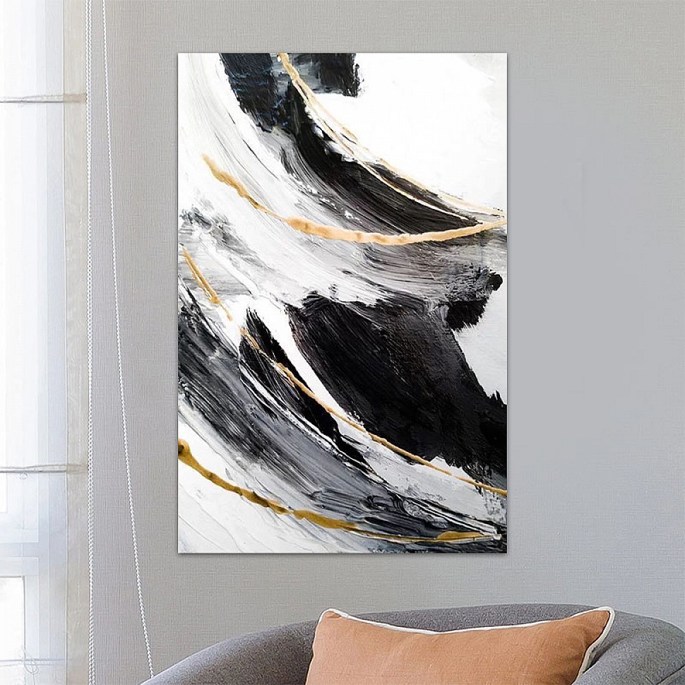 Πίνακας σε καμβά "Golden And Silver Reflections" Megapap ψηφιακής εκτύπωσης 70x100x3εκ. Πίνακας σε καμβά "Golden And Silver Reflections" Megapap ψηφιακής εκτύπωσης 70x100x3εκ.