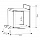 Ραφιέρα τοίχου Box Megapap χρώμα φυσικό οξιάς 30x22x30εκ. Ραφιέρα τοίχου Box Megapap χρώμα φυσικό οξιάς 30x22x30εκ.