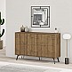 Μπουφές Dune Megapap χρώμα ανοιχτό καρυδί 123x35x77,4εκ. Μπουφές Dune Megapap χρώμα ανοιχτό καρυδί 123x35x77,4εκ.