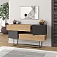 Μπουφές Eros Megapap φυσικό οξιάς - ανθρακί 145x40x82εκ. Μπουφές Eros Megapap φυσικό οξιάς - ανθρακί 145x40x82εκ.