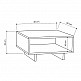 Τραπεζάκι σαλονιού Hola Megapap χρώμα ανθρακί 60x60x32εκ. Τραπεζάκι σαλονιού Hola Megapap χρώμα ανθρακί 60x60x32εκ.