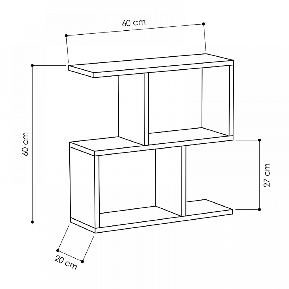 Βοηθητικό τραπεζάκι Homemania Megapap χρώμα λευκό 60x20x60εκ. Βοηθητικό τραπεζάκι Homemania Megapap χρώμα λευκό 60x20x60εκ.