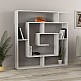 Βιβλιοθήκη Labirent Megapap χρώμα λευκό 125x22x129εκ. Βιβλιοθήκη Labirent Megapap χρώμα λευκό 125x22x129εκ.