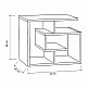Βοηθητικό τραπεζάκι Labirent Megapap χρώμα ανθρακί 54x40x45εκ. Βοηθητικό τραπεζάκι Labirent Megapap χρώμα ανθρακί 54x40x45εκ.